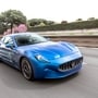 Maserati GranTurismo Folgore prototype takes to the streets. (Maserati)