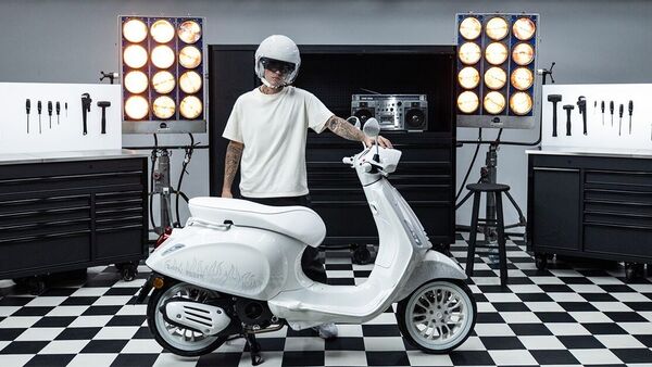 The new limited edition Vespa has been designed by Justin Bieber himself. 