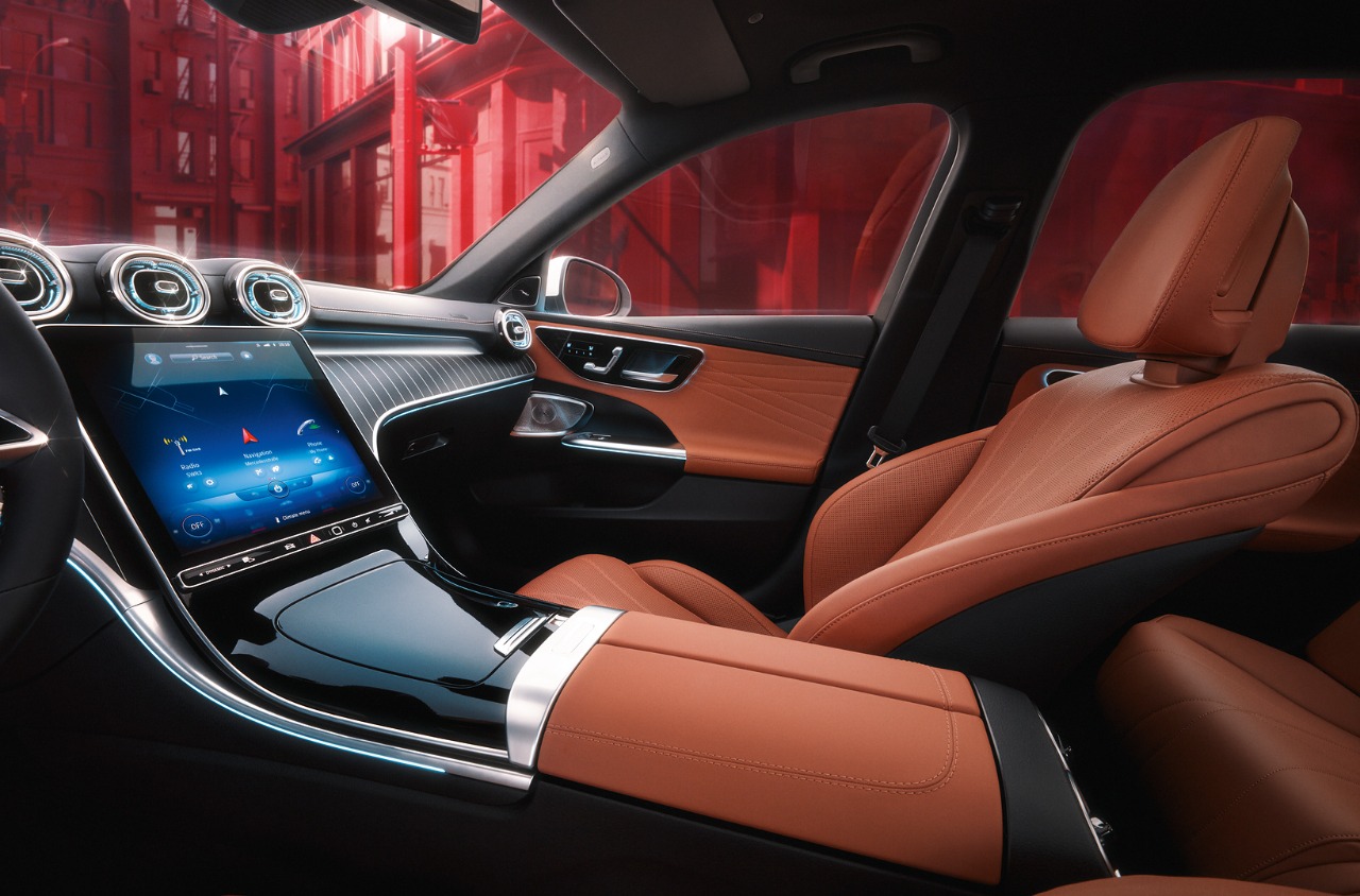 Mercedes is promising a more luxurious appeal within the cabin of the new C-Class. Mercedes is promising a more luxurious appeal within the cabin of the new C-Class.