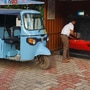 File photo of an EV battery swapping station in Chandigarh