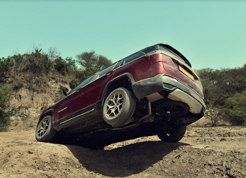 Jeep Meridian gets a move on regardless of the size and scale of obstacles.