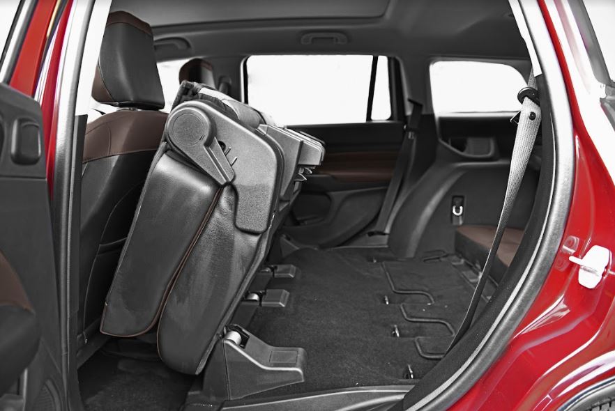 While getting in and out of the back row of the Jeep Meridian is easy, staying in is a task.