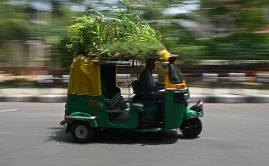 This auto rickshaw with roof-top garden is what Delhiites need to beat the  heat | Auto News
