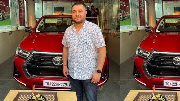 Targeted as a luxury pick-up truck, the Hilux has been priced at ₹33.99 lakh (ex-showroom). (Facebook/Manav Maini)