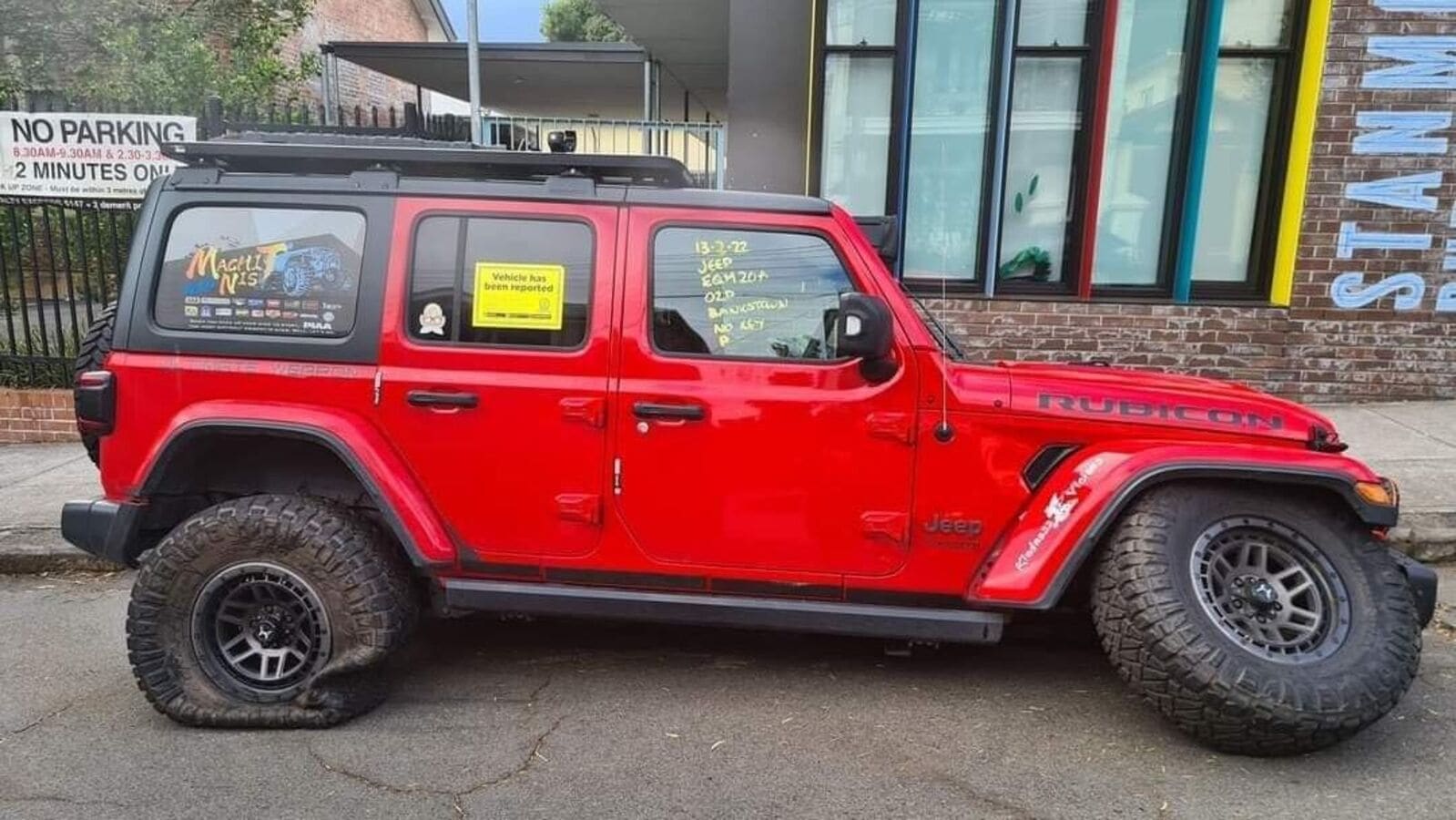 Jeep Wrangler Rubicon SUV destroyed and left to rot on roadside: Details  here | HT Auto