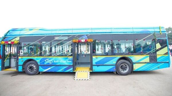 File photo of an electric DTC bus