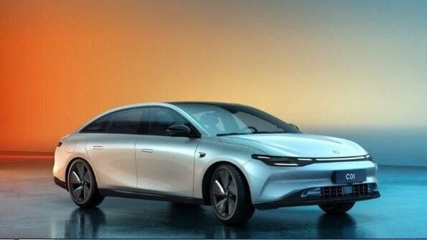 The Leapmotor C01 electric sedan houses a 90 kWh battery pack.