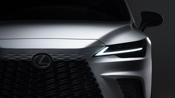 The new Lexus RX's front fascia looks sharper than before.