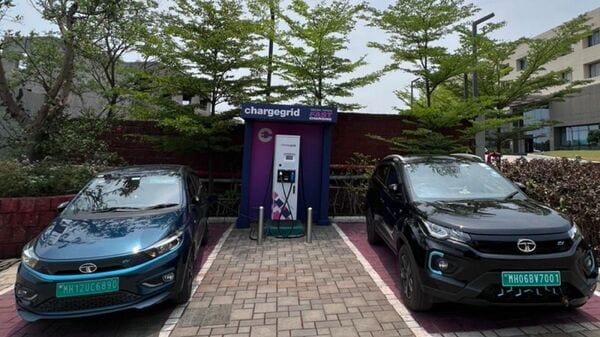 File photo of Magenta's electric vehicle charging grid
