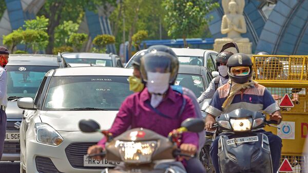 According to Motor Vehicles Act, two-wheeler riders with helmets on can still be fined. (File photo) (MINT_PRINT)