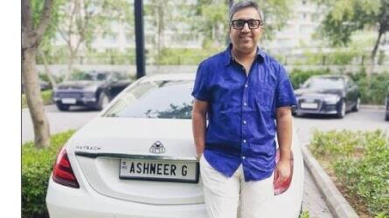 Here's what Ashneer Grover's Mercedes Maybach number plate reads