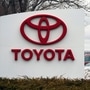 File photo of the Toyota logo outside a company dealership. (AP)