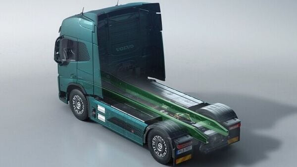 Volvo trucks claims the fossil-free steel produced with hydrogen is currently being used in the frame rails only.