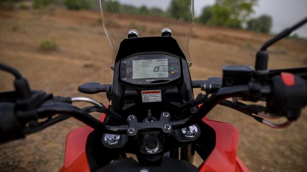 The switchgear as well as display feels quite basic for a motorcycle that is being offered at quite a premium price tag. The switchgear as well as display feels quite basic for a motorcycle that is being offered at quite a premium price tag.