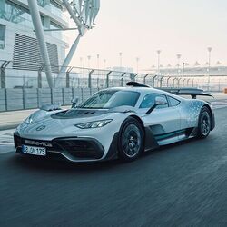 Mercedes-AMG One is a street-legal hyper car influenced by the Formula One technology, It can churn out more than 1,000 hp of peak power and a top speed of 352 kmph.