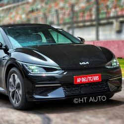 Kia EV6 will be the Korean carmaker's first electric offering for the Indian market. It promises a range of more than 500 kms on a single charge.