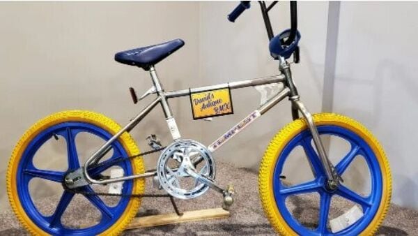 Pike mentioned his little brother first saw the bicycle in a Sears catalogue and wanted to have one. (CBC/Darryl Pike)