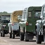 Jaguar Land Rover's vehicles at Queen Elizabeth II's Silver Jubilee Pagenat.