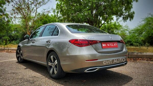 The ground clearance on the latest C-Class has gone up but by a marginal 7 mm. The ground clearance on the latest C-Class has gone up but by a marginal 7 mm.