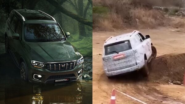 2022 Mahindra Scorpio-N, the facelift version of the Scorpio SUV, will be offered with a 4X4 variant which was seen testing on off-road sections ahead of launch.
