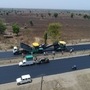 A private road contractor working for the NHAI has set a new Guinness World Record by laying 75-km highway between Amravati and Akola in Maharashtra in about 105 hours. (Image courtesy: Twitter/@nitin_gadkari)