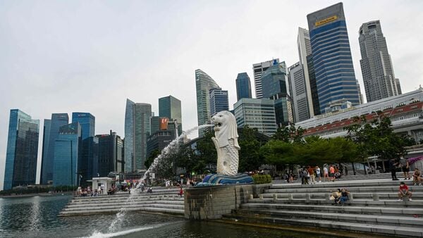 File photo of Singapore skyline. (AFP)