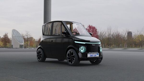 At just 2,915 mm in length, the small footprint of the car or quadricycle allows it to be parked in the tiniest of parking spaces.