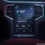 The 2023 Volkswagen Amarok's touchscreen infotainment system covers most of the centre console.