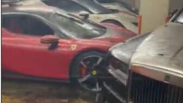 Garage full of premium cars worth millions destroyed by floodwaters in Miami