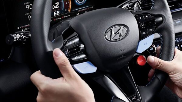 Hyundai Ioniq 5 N interior spied with bucket seats, multi-function steering