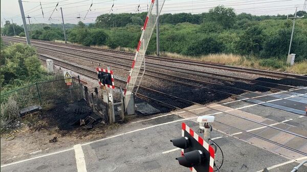 Authorities are asking travelers to check rail schedules and route conditions before stepping out of their homes in the UK. (Image courtesy: @networkrail)