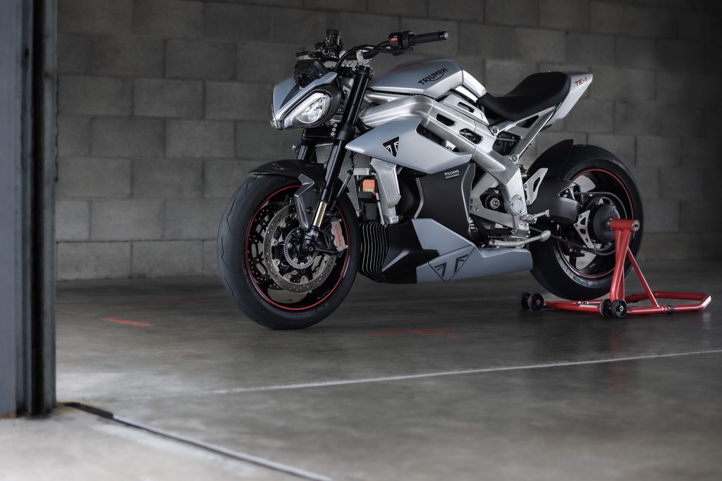 TE-1 is Triumph's first electric motorcycle.