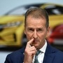 Former Volkswagen CEO Herbert Diess during a press conference after a supervisory board meeting at the Volkswagen plant in Wolfsburg, Germany. (File Photo) (REUTERS)