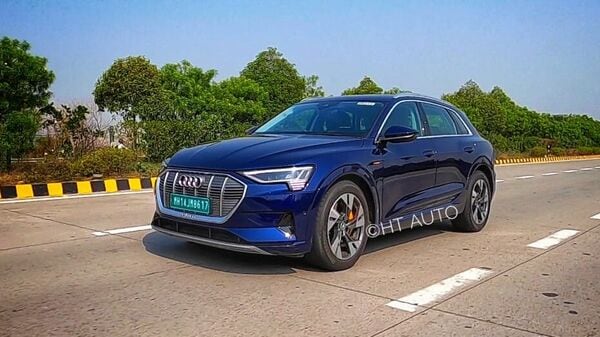 Audi e-tron is among the first electric vehicles launched by the German carmaker in India.. (HT Auto/Sabyasachi Dasgupta)