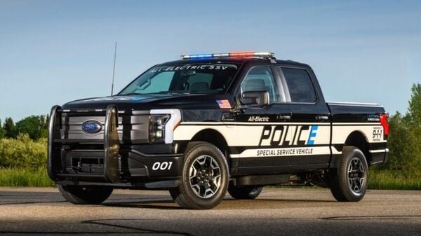 2023 Ford F-150 Lightning pick-up truck purpose-built for police