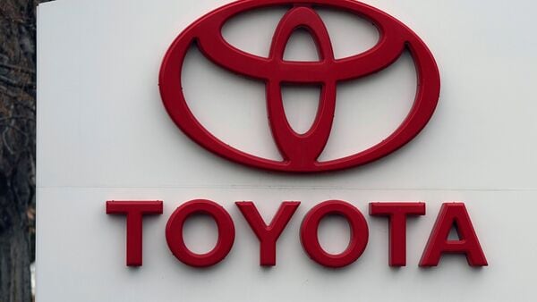 File photo of the Toyota logo outside a company dealership. (AP)