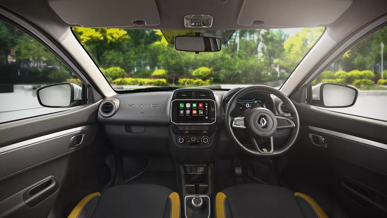 Renault Kwid gets a rotary gear knob for AMT variants.