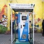 A Delta EV charging station stands at Connaught Place in New Delhi. (Bloomberg)