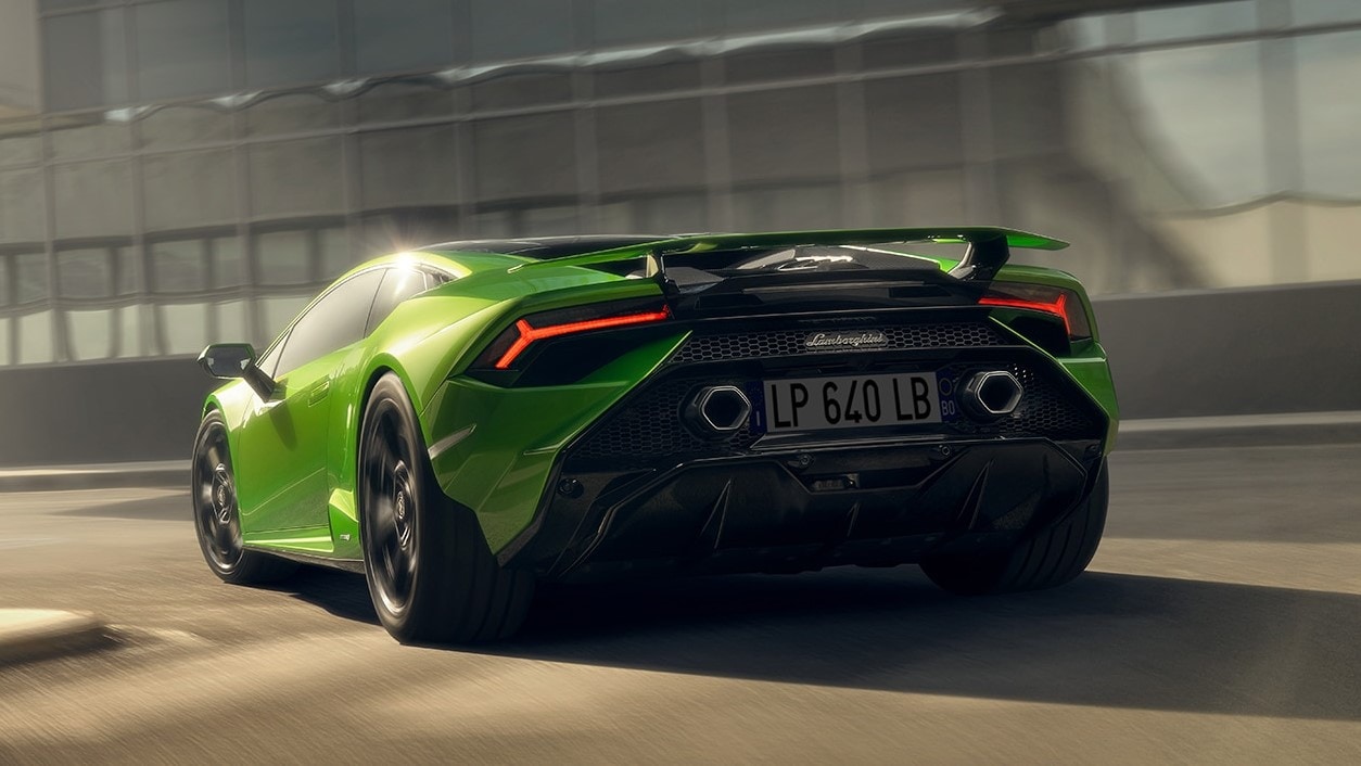 The rear diffuser on the Huracan Tecnica is deeper than the Huracan EVO