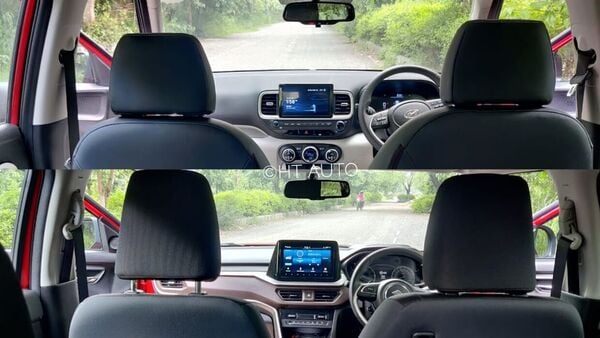 A look at the dashboard layout inside Venue (top) and Brezza.