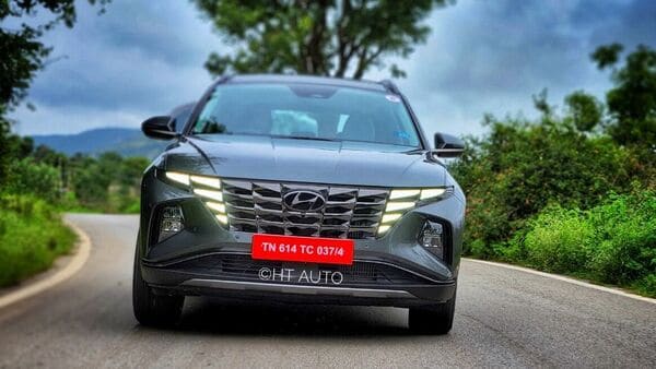 A closer look at the Hyundai Tucson in action during the HT Auto drive tests.