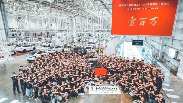 In addition to the factory in Shanghai, Tesla also has production centers in Fermont, Texas and, most recently, Berlin, Germany.  (Elon Musk / Twitter)