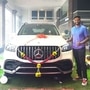 Suryakumar Yadav has bought a new GLS SUV with AMG kit. He also owns a heavily customized Nissan 1 Ton. (Photo courtesy: Instagram/autohangar)