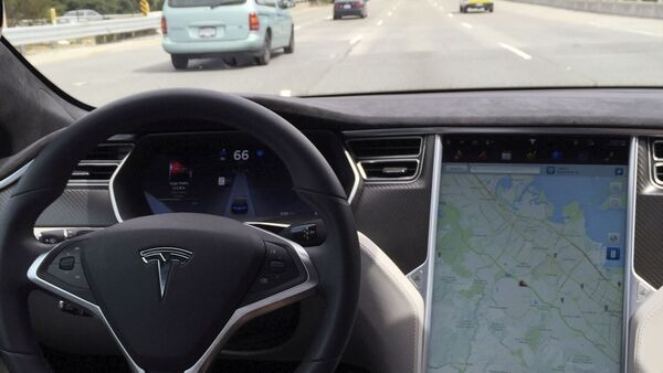 File photo for representational purposes: A Tesla Model S in AutoPilot mode in San Francisco.  (REUTERS)