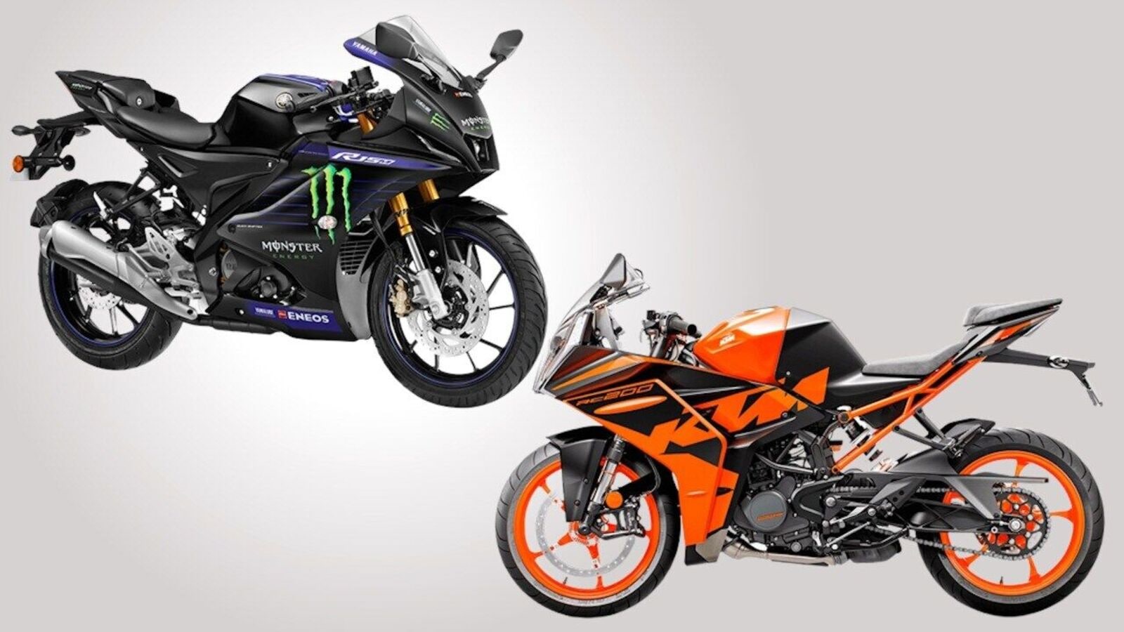 KTM RC 200 vs Yamaha YZF R15 V4: Price, specs, looks and features ...