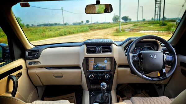 The interior of the Mahindra Scorpio Classic flaunts a new nine-inch infotainment screen that runs on Android. The interior of the Mahindra Scorpio Classic flaunts a new nine-inch infotainment screen that runs on Android.