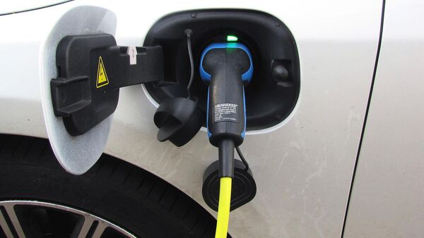 File photo of an electric vehicle being charged used for representational purpose only