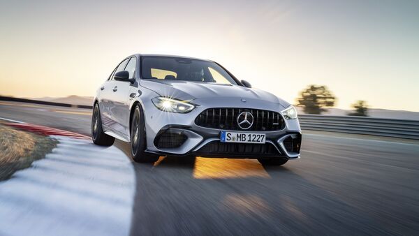 F1-inspired Mercedes-AMG C63 E Performance breaks cover with hybrid ...