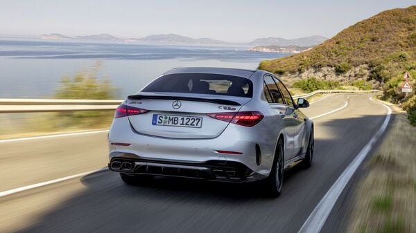 The new Mercedes-AMG C63 hybrid comes with an AMG Ride Control adaptive suspension with steel springs and offers eight driving modes with individual power output, steering response, suspension and sound.