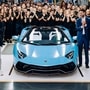 Lamborghini rolled out the last of the iconic super sports car Aventador. The final unit was the Aventador LP 780-4 Ultimae Roadster in a special light blue colour. It is the last, pure, naturally-aspirated V12 sports car manufactured by Lamborghini.